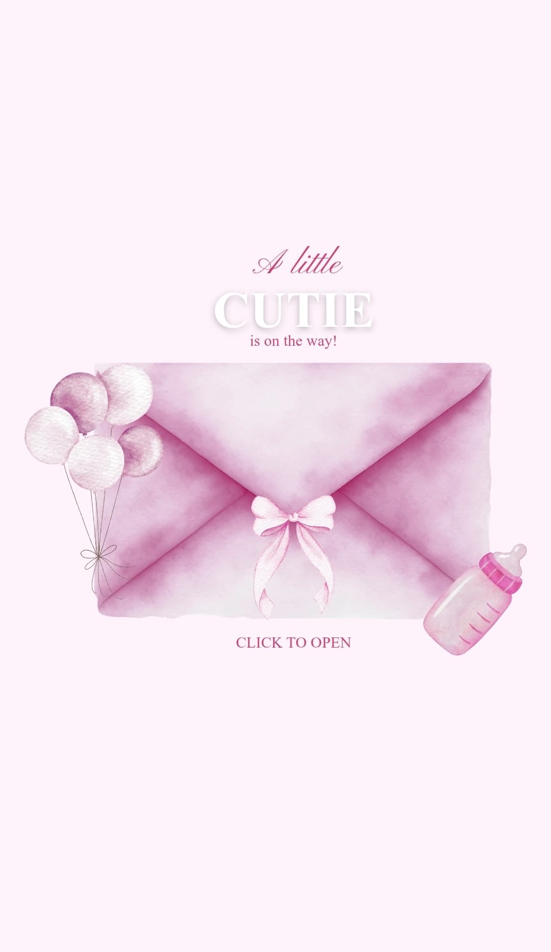 Girl Baby Shower Invite